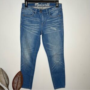 Madewell Low Rise Distressed Look Jeans